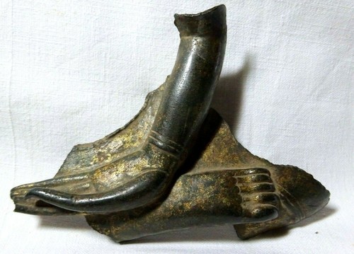 Bronze buddha fragment - bronze, sehr