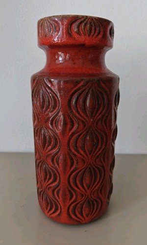 Scheurich vase rot - vase, keramik