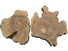 2x Oliven Wurzelholz Holz für