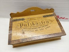 PUTZKASTEN HOLZ ALT ANTIK DDR