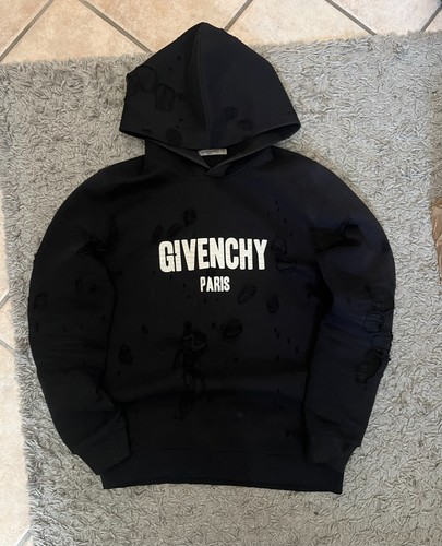 Givenchy hoodie distressed - givenchy,