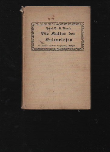 Weule die kultur - (a64438),