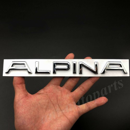 Metall chrom alpina logo auto - chrom,