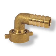 Winkelschlauchverschraubung Messing 90° Innengewinde Dichtung Tülle Schlauch