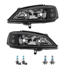 Scheinwerfer Set schwarz inkl
