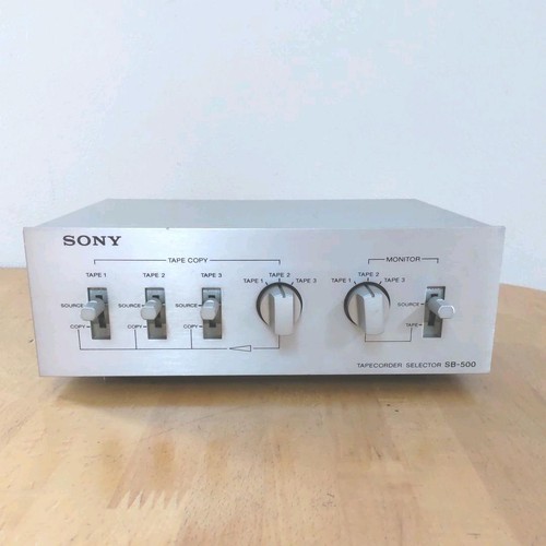Sony 500 tape deck selector - tape,