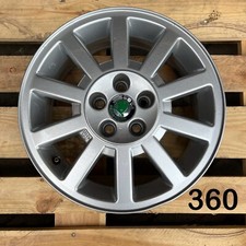 1 x Skoda Octavia Alufelge 6J x 15 Zoll ET38 KBA43922 Borbet LK 5 x100