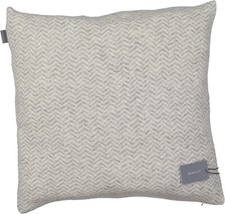 NEU! GANT Kissenhülle ZIGZAG KNIT CUSHION, grau, 50 x 50cm