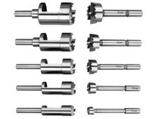 Set 10 tlg. Zapfenschneider Forstnerbohrer Astlochbohrer Scharnierlochbohrer