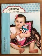 Adorn it just sew adorable Owls bezaubernde Eulen vorlagenbuch pattern book