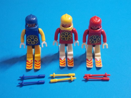 Steckfiguren wintersportler - 3x,