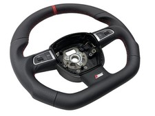 AUSTAUSCH Lenkrad Lederlenkrad Multifunktion AUDi A3 S3 8P ABGEFLACHT S-Line