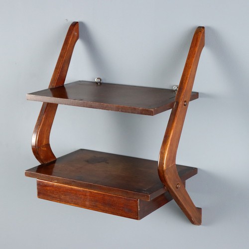 Vintage wandregal mahagoni - vintage,