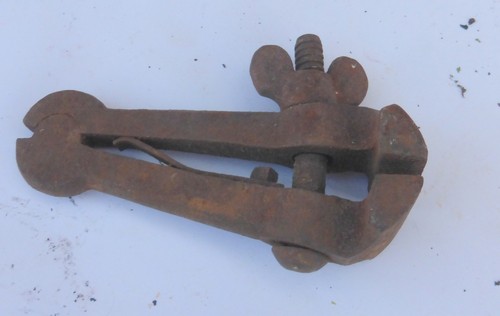 Alte schraubklemme klemmbacken - schraubklemme,