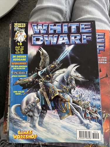 Warhammer white dwarf - warhammer, heft