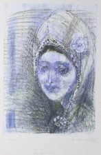 Emil Wachter (1921 - 2012) - Ester Lithographie  Probedruck