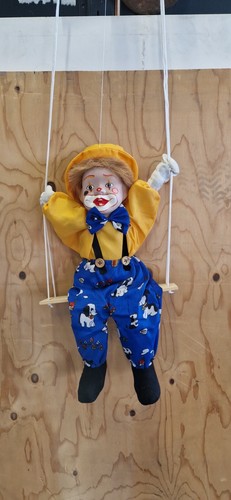 Clown marionette auf - clown,