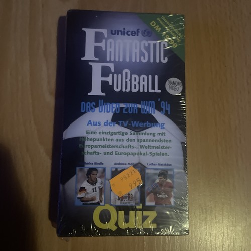 Vhs unicef fantastic fußball - vhs,