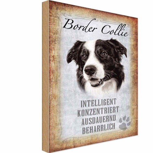 Holzschild 30x20 border - holzschild, cm