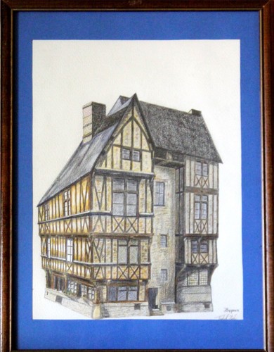 Zeichnung von friedrich zahn - zeichnung,