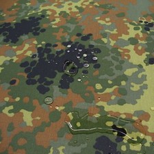 Bundeswehr Camouflage Baumwoll-Stoff zum Nähen wasserdicht Flecktarn Meterware