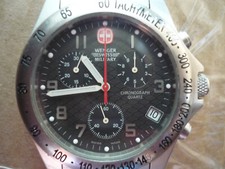 Original Vintage Wenger Swiss Army  Chronograph Watch  Armbanduhr,10.Atm