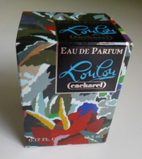 Vintage Miniatur Perfume Parfüm cacharel LouLou Women EdP 0,17fl.oz. 5ml 80er J.