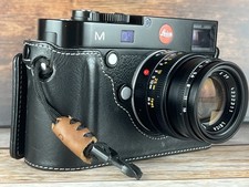Original Leica M (240) Half Case und Bereitschaftstasche Leder schwarz