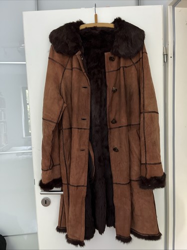 Vintage pelzmantel kaninchen - pelzmantel,