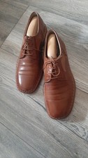 Herrenschuhe Größe 43 von Vero Cuorio /braunen Leder mit Schuhspanner Zedernholz