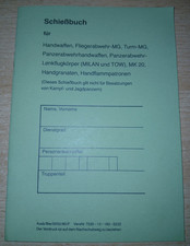 Schießbuch, Bundeswehr