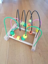 Ikea Mula Motorikschleife Kleinkind Spielzeug Holz bunt