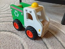 Holzauto Müllabfuhr Müllauto