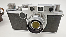 Leitz / Leica IIC DBP Body Nr. 799445  Elmar Objektiv 5cm 1:3,5 Wetzlar Kamera