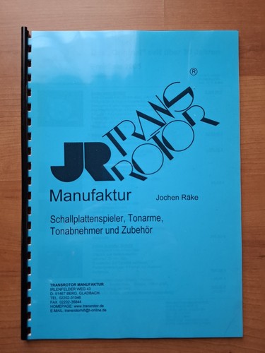 Transrotor katalog inkl - transrotor,