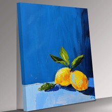 Moderne Zitronenblau