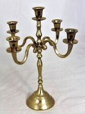 BOLTZE Kerzenständer Kerzenhalter Leuchter Metall 5-armig Antik-Gold H 75cm NEU 