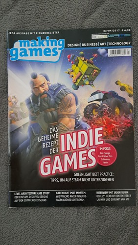Making games zeitschrift - making,
