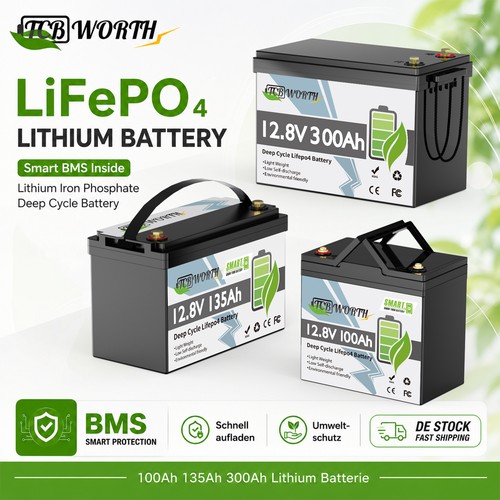 Lifepo4 12v 24v 100ah - 24v, 300ah