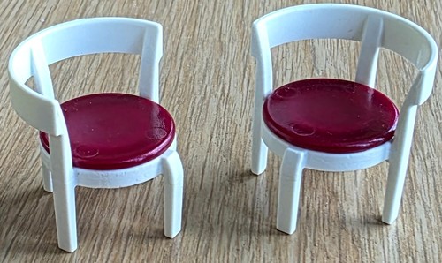 Playmobil stuhl weiß rot - stuhl,