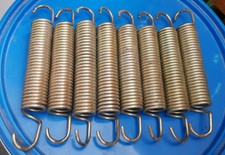 8 Trampolin Federn Sprungfedern Ersatzfedern Spiralfeder Zugfeder L: 14,5cm 22mm