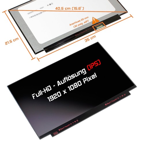 Led display matt passend - 15,6",