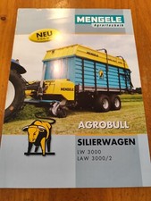 Mengele Silierwagen Agrobull 3000 Prospekt traktor prospekt tractor brochure 26