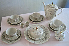 Vintage Frühstück-, Kaffee Service,  4 Pers., Bavaria  Elfenbein Porzellan (18T)