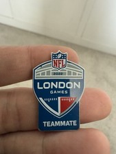 NFL 2022 London Games Teammate Lapel Pin Badge - Official Collectible