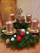 Adventskranz Kranz frisch 🎄