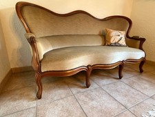 Vintage Sofa Holz geschwungen