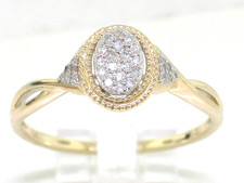 Diamant Ring 417 Gold 10K