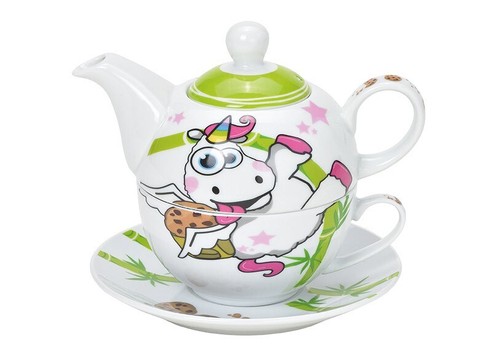 Teekanne tasse einhorn - teekanne, +tasse