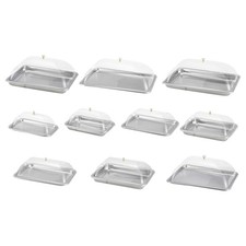 Servierplatte aus Edelstahl